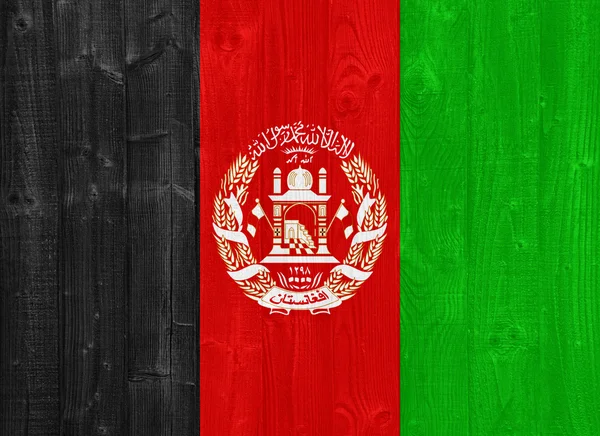 Afghanistan flag — Stock Photo, Image