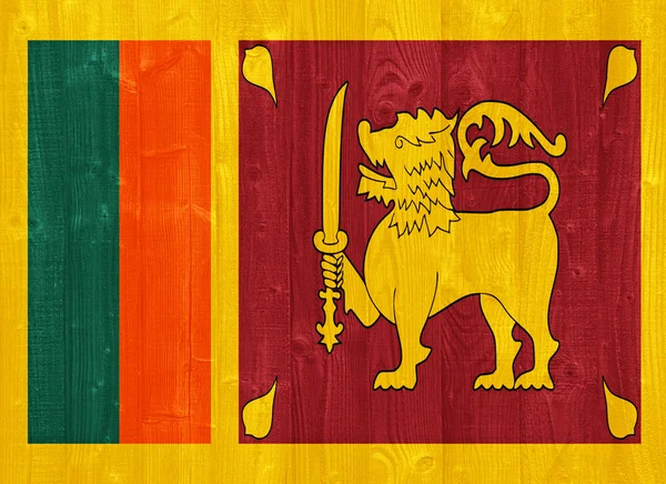 Vlajka Srí lanka — Stock fotografie
