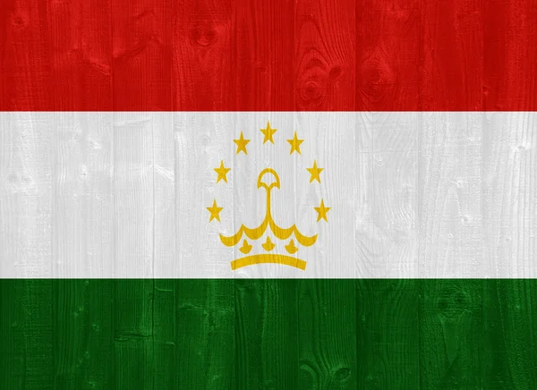 Bandeira do Tajiquistão — Fotografia de Stock