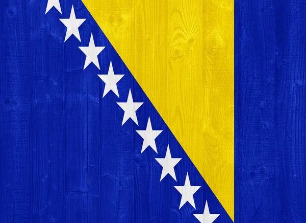 ボスニア・ヘルツェゴビナ国旗 — ストック写真