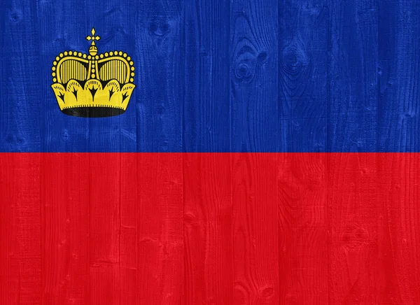 Liechtenstein zászló — Stock Fotó