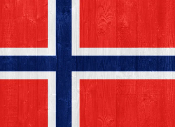 Norges flagga — Stockfoto