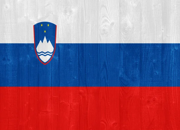 Szlovén zászló — Stock Fotó