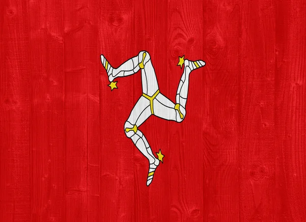 Die isle of man flag — Stockfoto