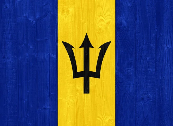 Vlag van Barbados — Stockfoto