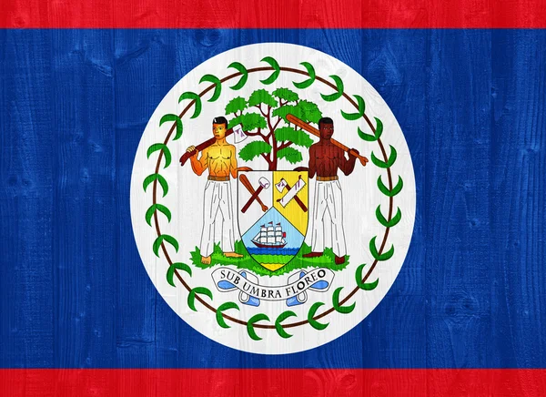 Bandeira do Belize — Fotografia de Stock