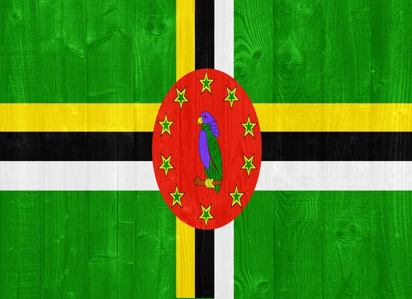 Dominika bayrağı — Stok fotoğraf