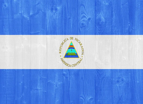 Nicaragua zászló — Stock Fotó