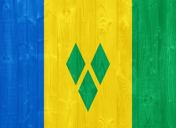 Saint Vincent en de Grenadines vlag — Stockfoto