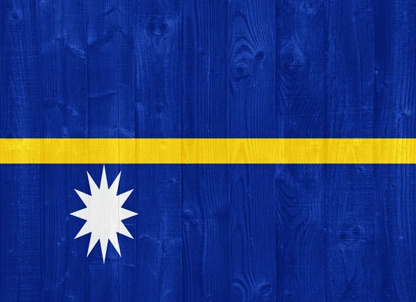Drapeau de Nauru — Photo