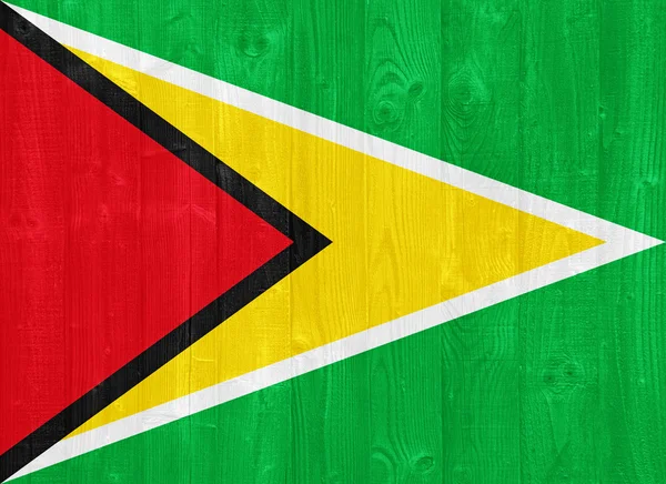 Прапор Гайана — стокове фото