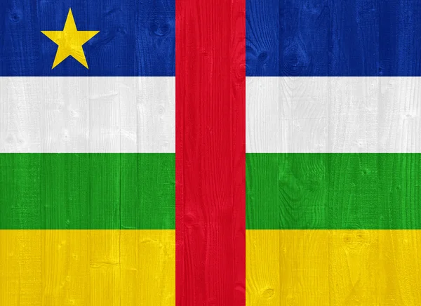 Central African Republic flag — Stock Photo, Image