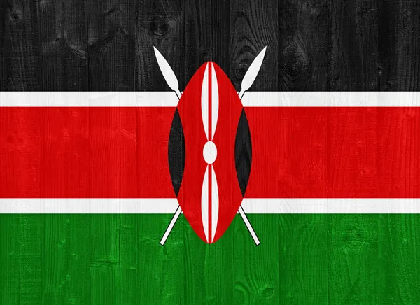 Kenya flag — Stock Photo, Image