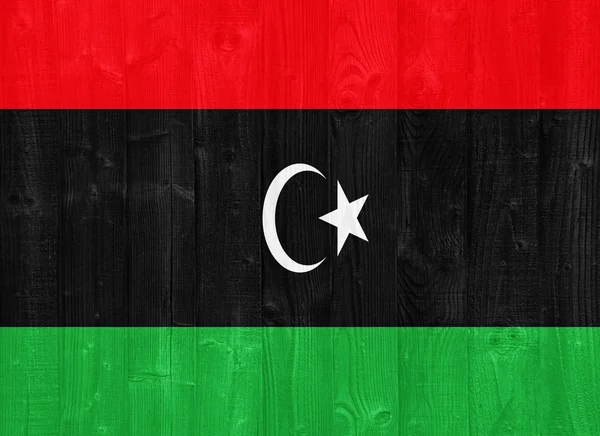 Libyen flagga — Stockfoto