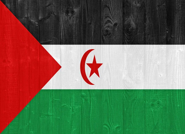 Sahrawi flag — Stock Photo, Image