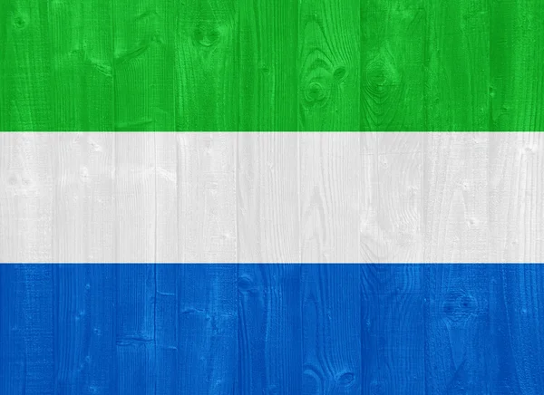 시에라리온의 국기 — 스톡 사진