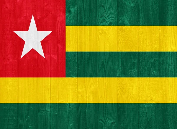 Togo flag — Stock Photo, Image