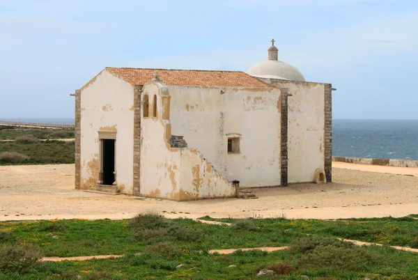 Εκκλησάκι στο sagres, algarve, Πορτογαλία — Φωτογραφία Αρχείου