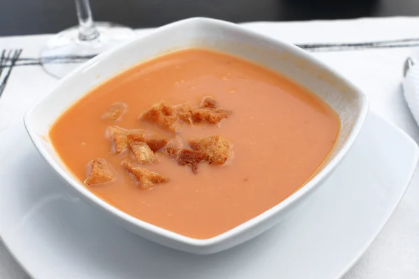 Gazpacho, sopa de tomate frío —  Fotos de Stock