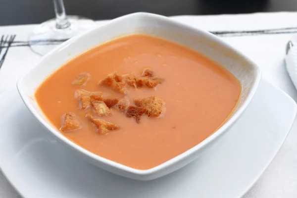 Gazpacho, koude tomatensoep — Stockfoto