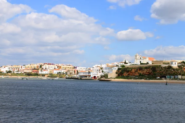 Waterfront in Ferragudo, Lagoa, Algarve, Portugal — Stock Photo, Image