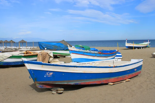 Fishing boats in Torremolinos, Spain — Stock Photo, Image