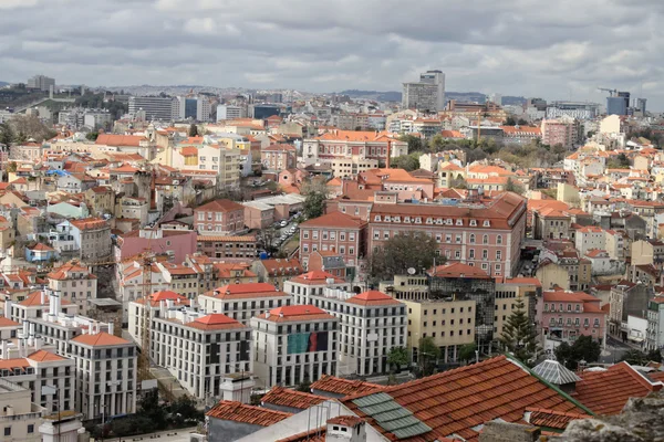 Stadtbild von Lissabon, portugiesische Gebäude — Stockfoto