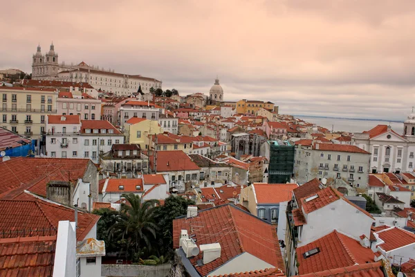 Panoráma města Lisabon, Portugalsko budov — Stock fotografie