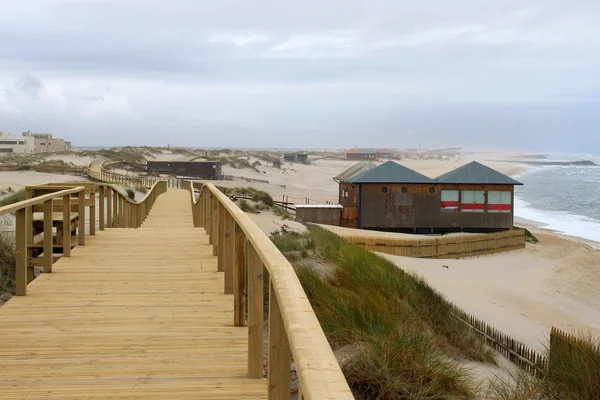 Boardwalk в Praia Барра — стокове фото