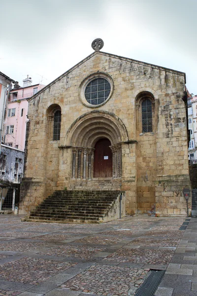Σάο tiago εκκλησία στην Κοΐμπρα, Πορτογαλία — Φωτογραφία Αρχείου