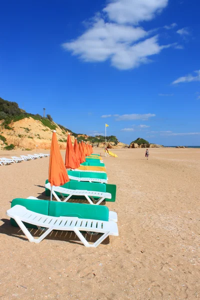 Sillas de playa Albufeira — Foto de Stock