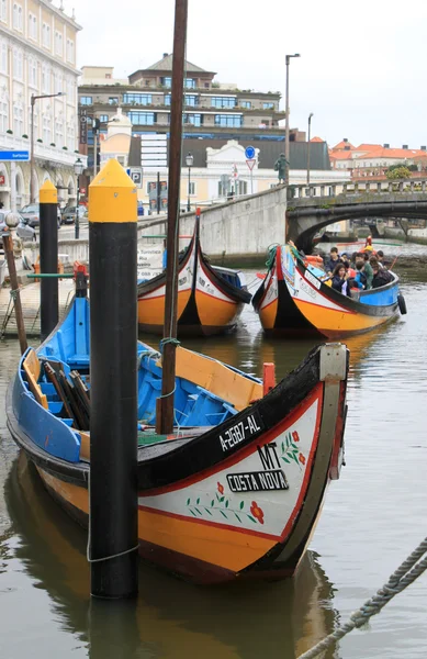 Aveiro rybářské lodě — Stock fotografie