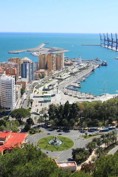 Porto em Málaga, Espanha — Fotografia de Stock