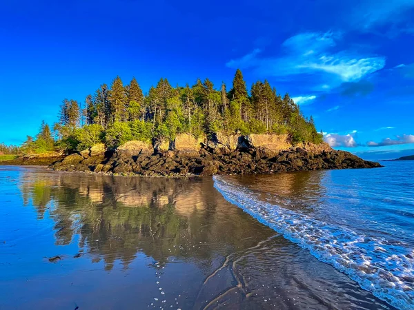 New River Beach Shore Bay Fundy Lowest Tides World Atlantic — Stock Photo, Image