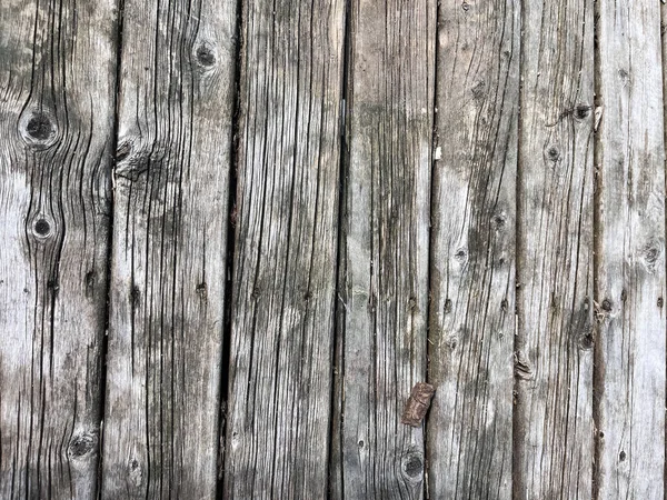Weathered Slabs Wood Nailed Together Background Stockfoto