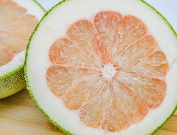 Pomelo eller kinesiska grapefrukt Stockbild