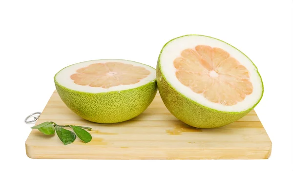 Pomelo eller kinesiska grapefrukt Stockbild