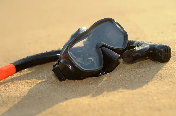 Playa, máscara Imágenes de stock libres de derechos