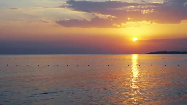 Fondo cielo azul con — Vídeo de stock