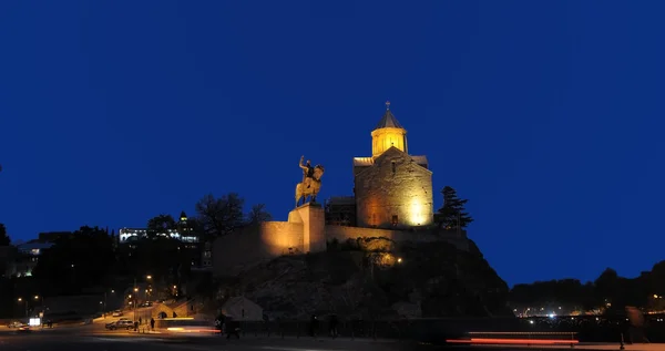 Vakhtang, Gorgasali, monumento, Tiflis —  Fotos de Stock