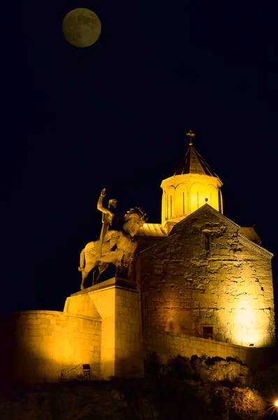 Vakhtang, Gorgasali, monumento, tbilisi — Fotografia de Stock
