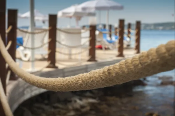 Alanya türkischer Strand — Stockfoto