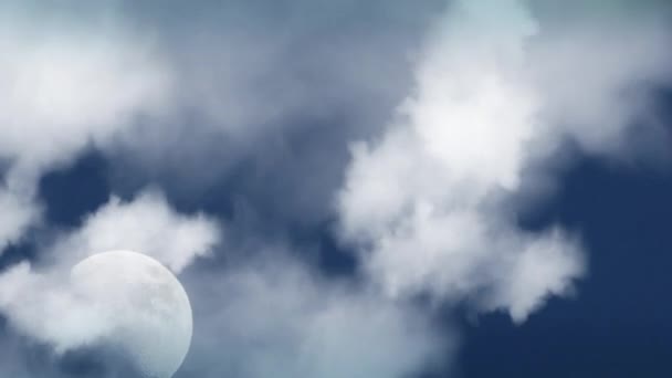 Luna llena — Vídeo de stock