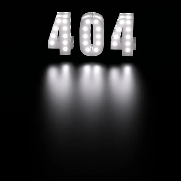 Fehler 404 Zeichen — Stockfoto
