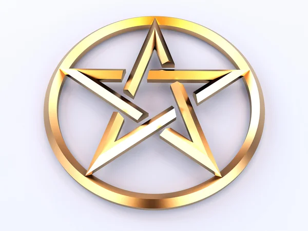 Pentagram — Zdjęcie stockowe