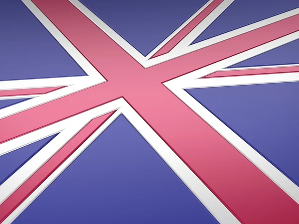 Flagge Großbritanniens — Stockfoto