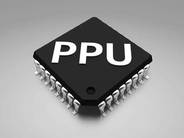 Physics processing unit (Ppu) — Stockfoto