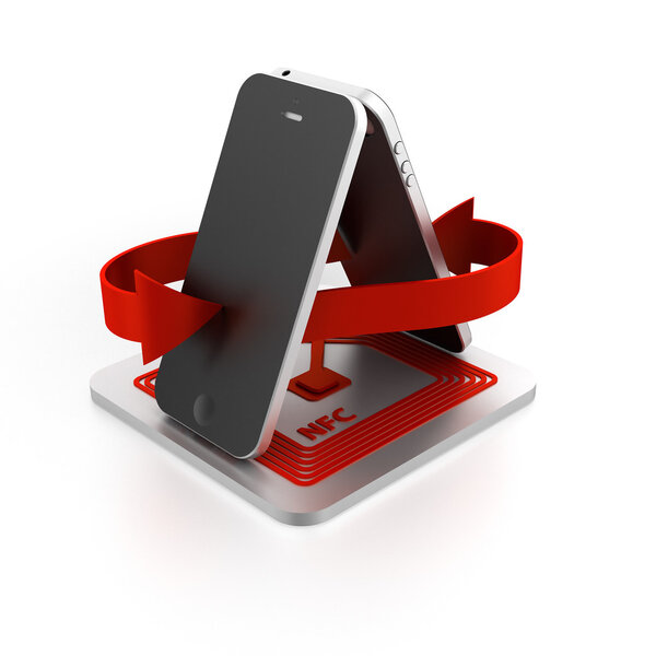 Near field communication (NFC) with smartphone