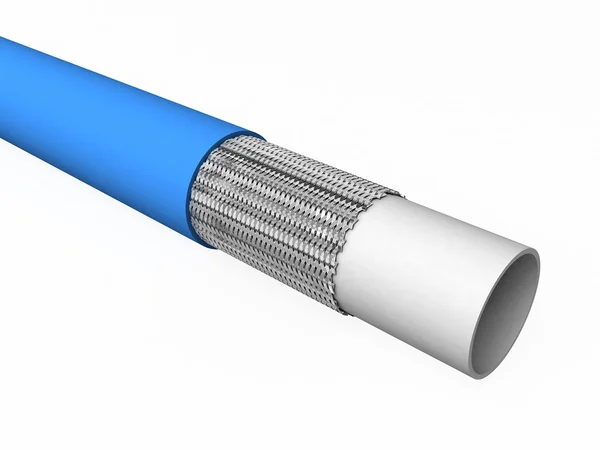 Il tubo PE rinforzato (disegno di assemblaggio ) — Foto Stock
