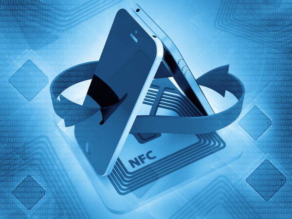 Near field communication (NFC) with smartphone